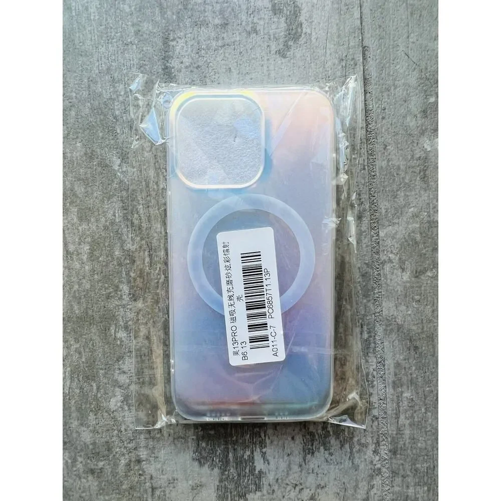Los Angeles Boutique iPhone 13 Pro Magsafe Compatible Iridescent Clear Case NEW